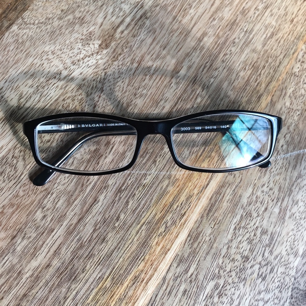 Bulgari Unisex Black Glasses bvlgari